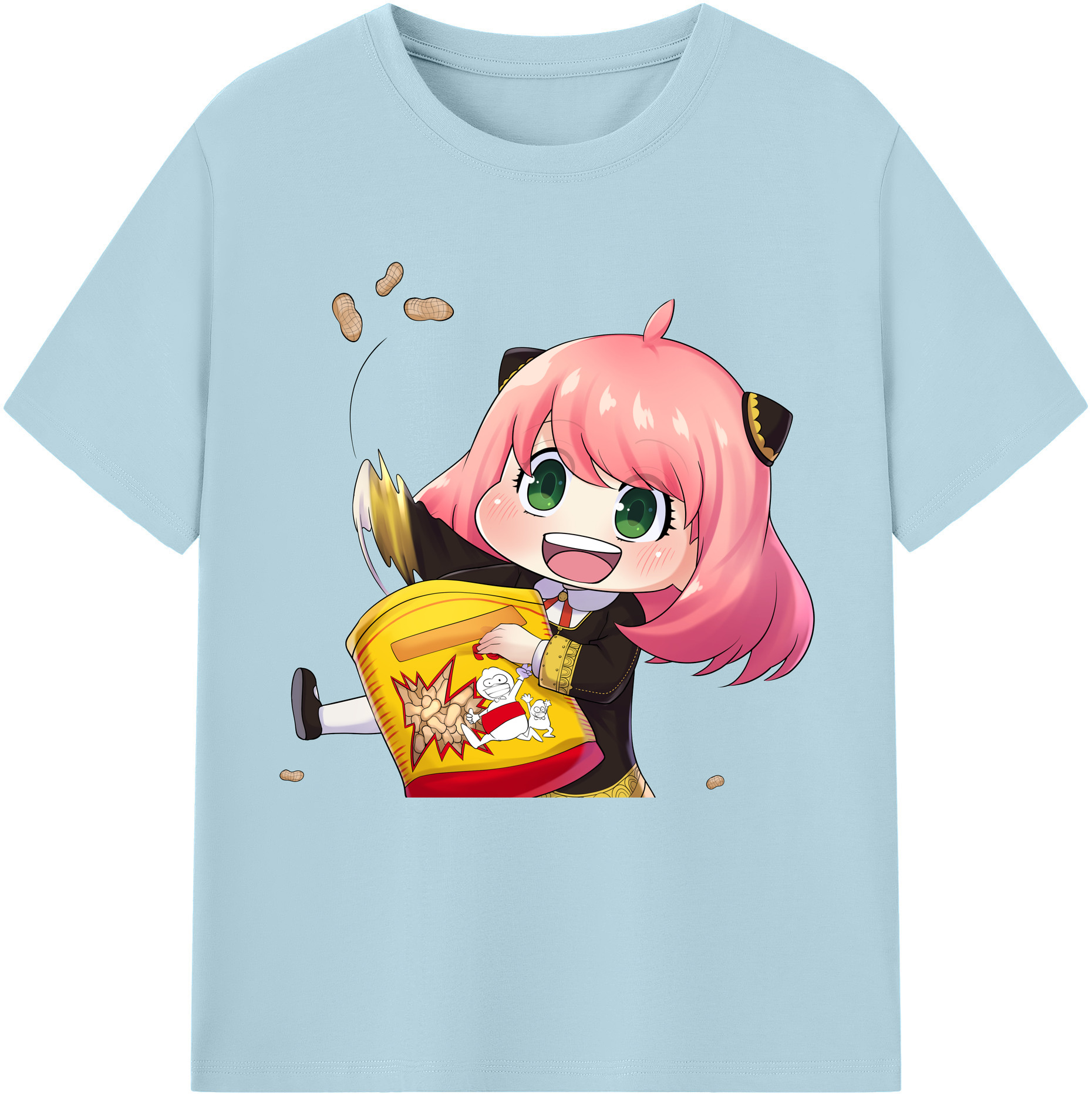 （画像用） SPY×FAMILY间谍家家酒 綿100％半袖Tシャツ（フロントプリント）